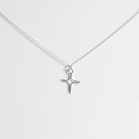 Colgante Brillo, colgante artesanal de plata de ley de Antorcha de Plata - imagen 1