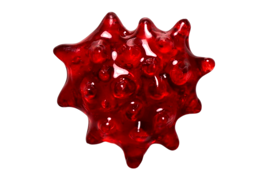Anillo Coraza Rojo, anillo artesanal de resina modelado a mano de Antorcha de Plata - imagen 2