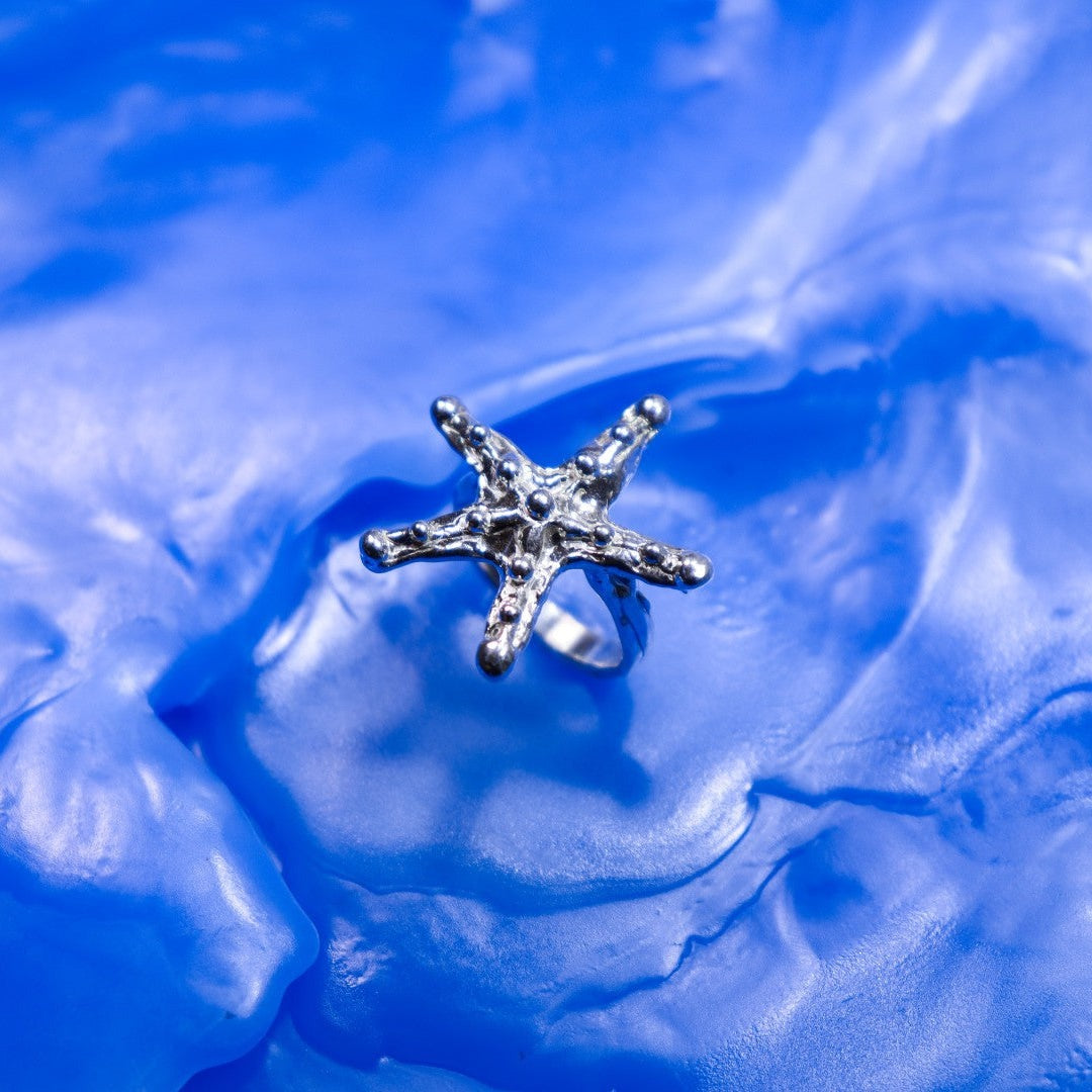 ANILLO ESTRELLA DE MAR — restaurada