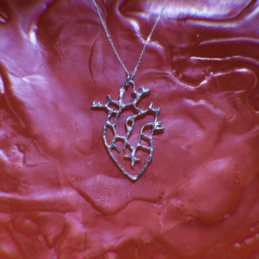 Colgante Sentido Grande, colgante artesanal de plata de ley de Antorcha de Plata - imagen 1