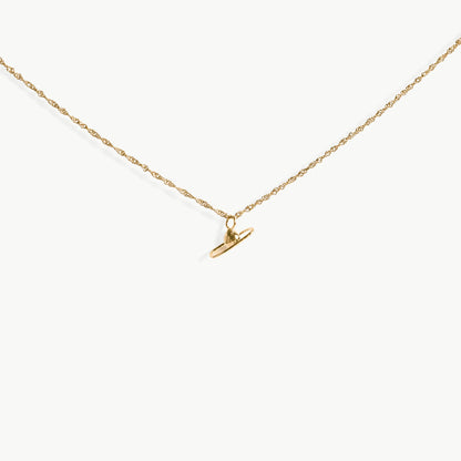 COLGANTE SATURNO chapado en oro