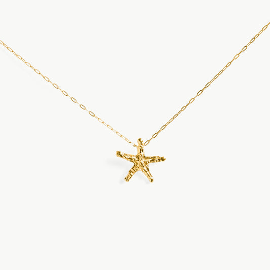 COLGANTE ESTRELLA DE MAR chapado en oro