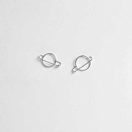 PENDIENTES SATURNO PEQUEÑOS