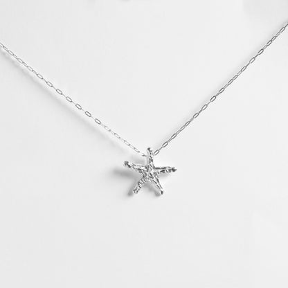 Colgante Estrella De Mar, colgante artesanal de plata de ley de Antorcha de Plata