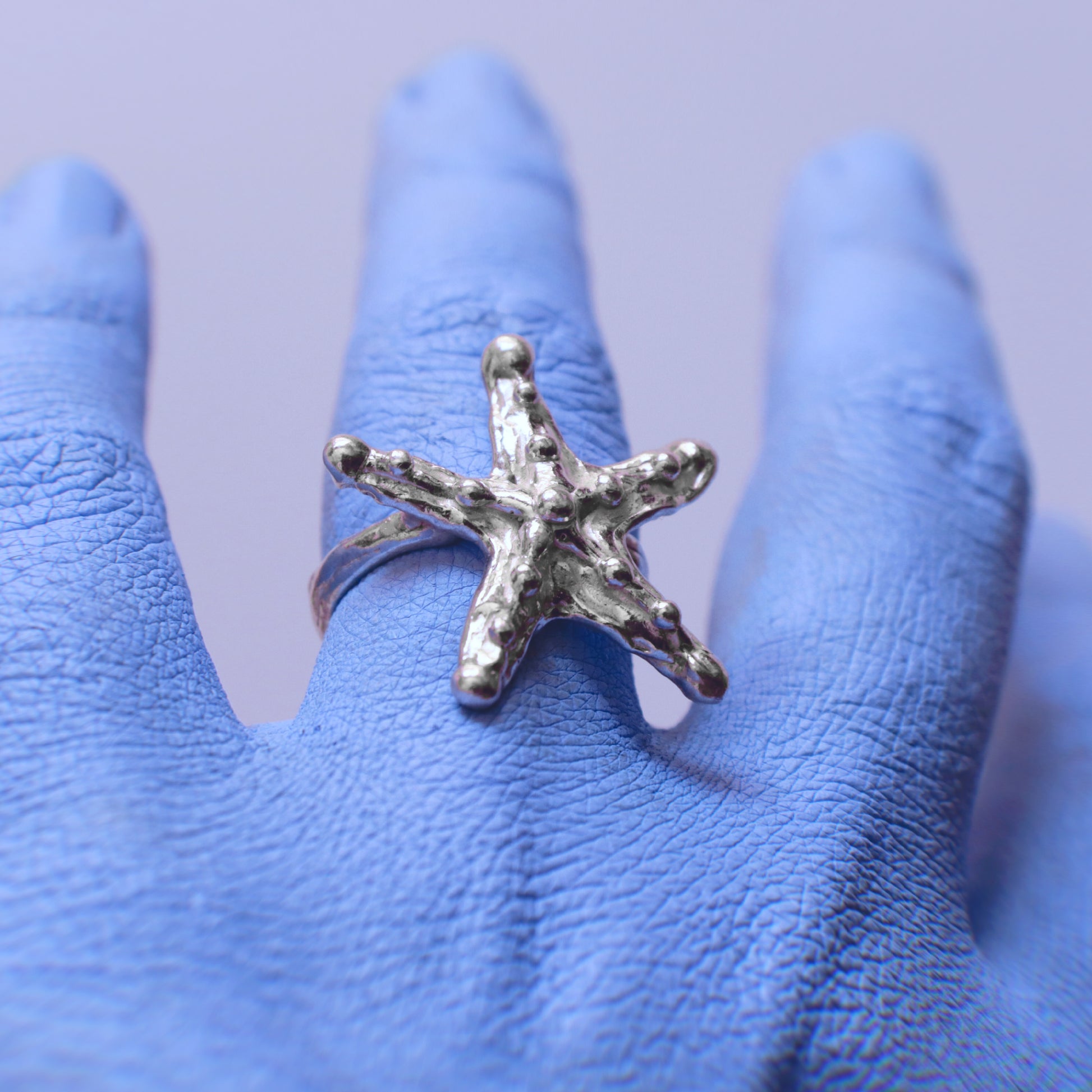ANILLO ESTRELLA DE MAR — foto cuadrada recortada