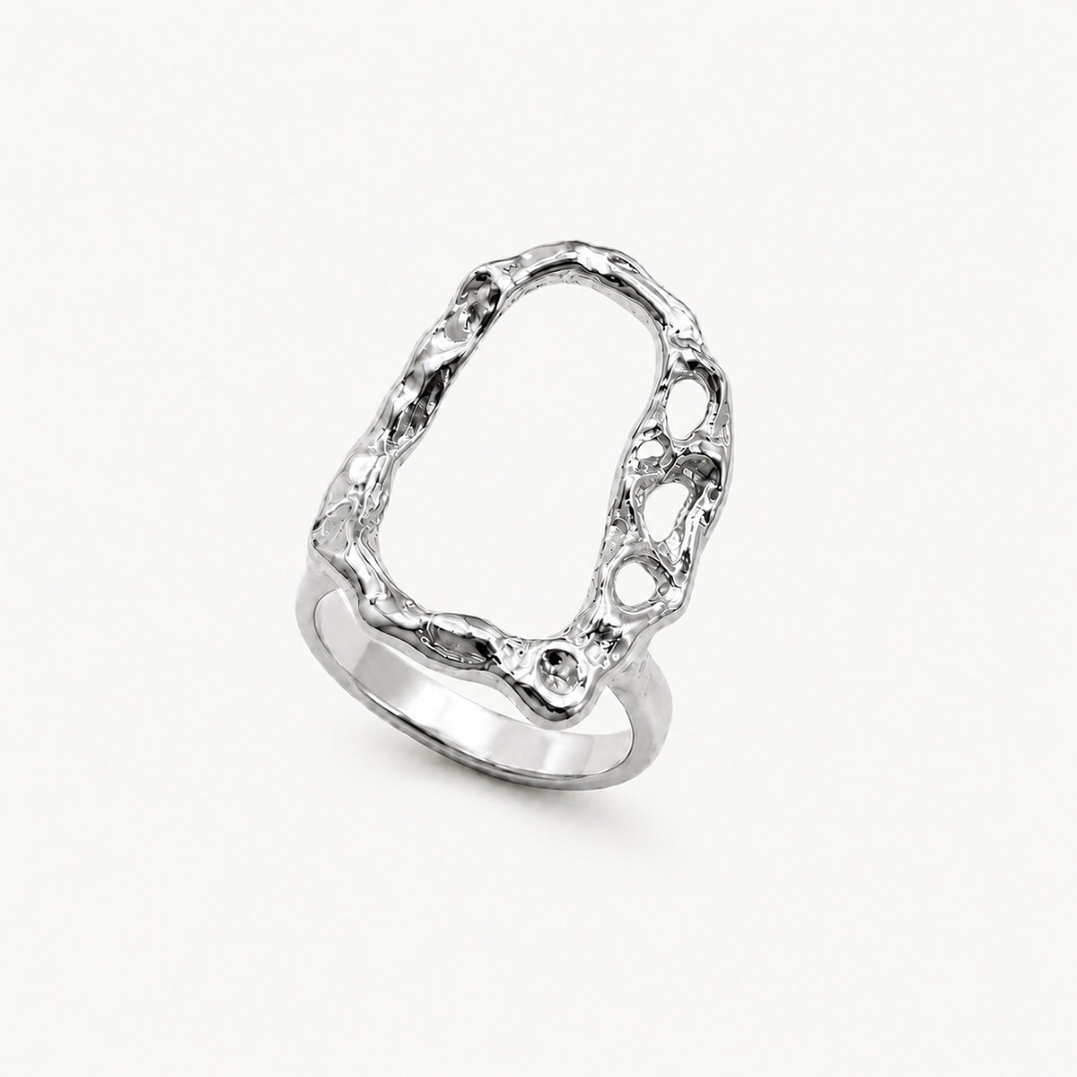 Anillo Viruta 01 — joya artesanal de Antorcha de Plata, imagen 6