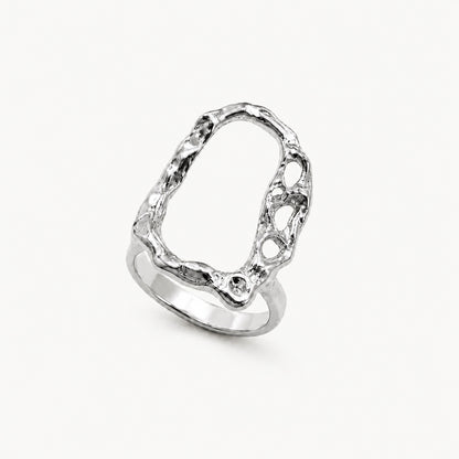 Anillo Viruta 01 — joya artesanal de Antorcha de Plata, imagen 6