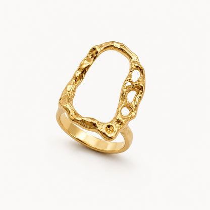 Anillo Viruta 01 — joya artesanal de Antorcha de Plata, imagen 2