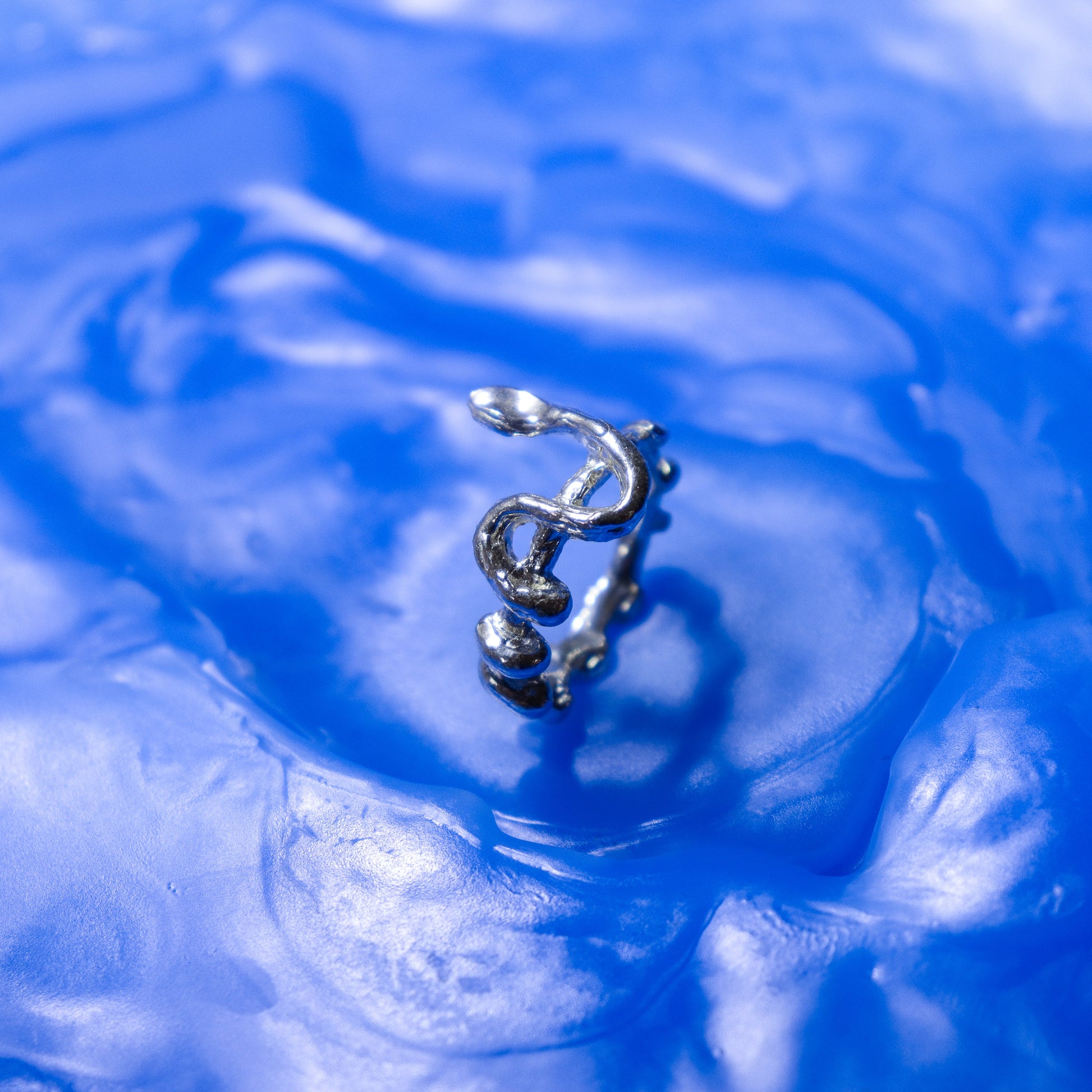 Anillo Serpiente Llevame (Rozalen), anillo artesanal de plata de ley de Antorcha de Plata - imagen 1